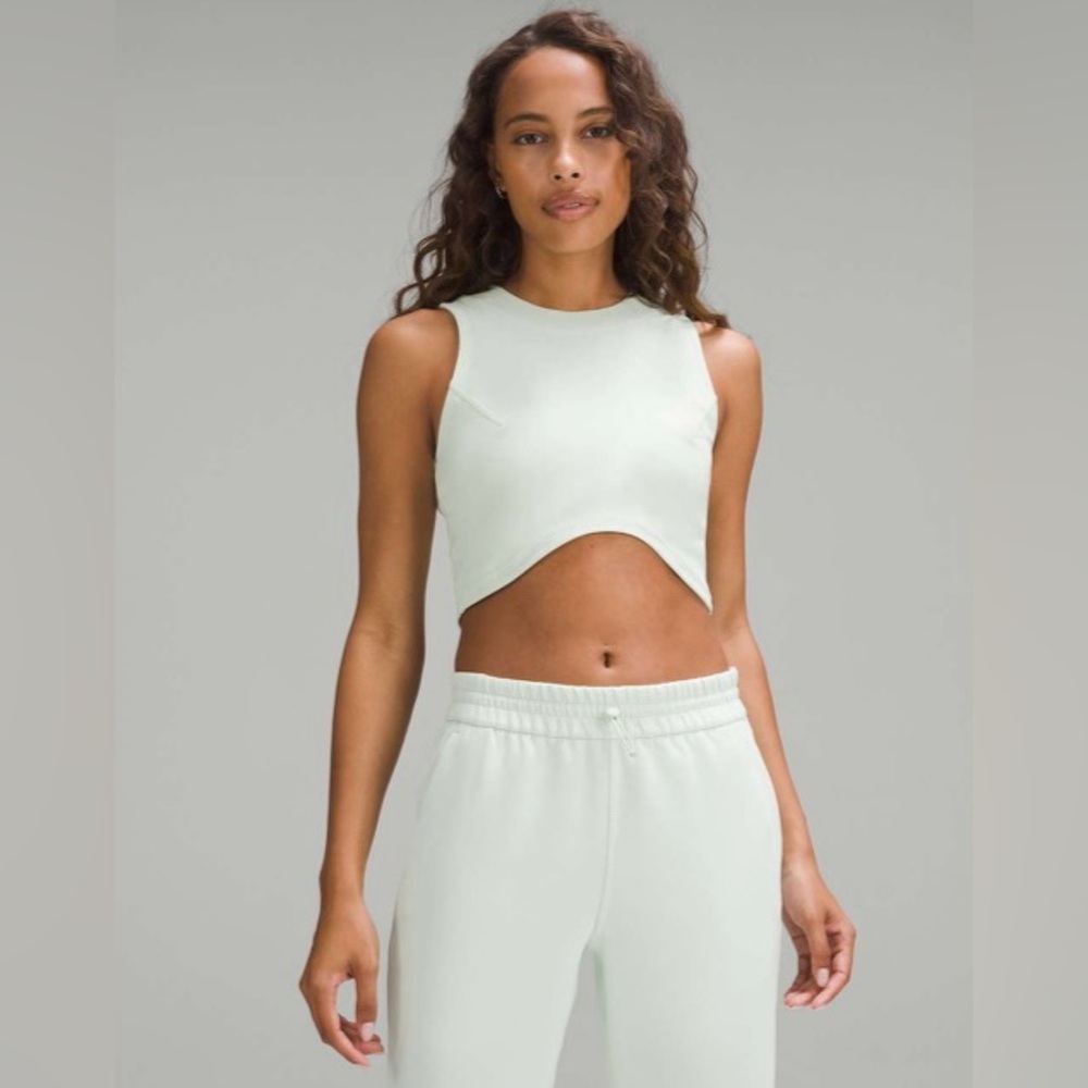 EUC 🍋 Lululemon Heavyweight Cotton Cropped Tank Top